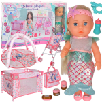 WOOPIE ROYAL Nukuke beebidele 36 cm Merineitsi Interaktiivne Komplekt XXL 18in1