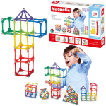 WOOPIE magnetkonstruktor pusleht, 110 tk.