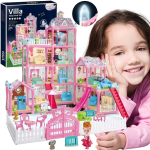 WOOPIE Villa nukumaja lisadega, nukuga ja valgustusega 275 tk.