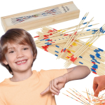 WOOPIE puidust Mikado pulgad karbis, 41 tk.