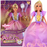 WOOPIE ROYAL printsessinukk Lili pikkade juuste ja aksessuaaridega