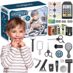 WOOPIE Barber Juuksurisett Lastele Stiilimisalongi 24 tk.