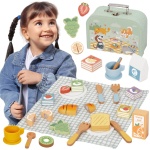 TOOKY TOY pikniku komplekt, puuviljade l&otilde;ikamiseks, hommikus&ouml;&ouml;gikomplekt