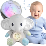 WOOPIE BABY pehme elevant projektori ja rahustavate helidega, 12 meloodiat