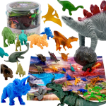 WOOPIE Dinosaurusfiguuride komplekt, 34 tk.