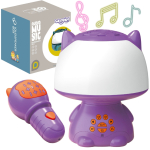 WOOPIE Mitmeotstarbeline RGB lamp k&otilde;lariga, Bluetoothi ja h&auml;&auml;lemooduliga Violetne
