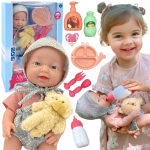 WOOPIE ROYAL beebinukk 36 cm karu kost&uuml;&uuml;mis, toitmisvahendid