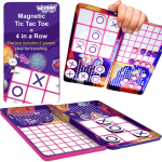 WOOPIE IQ magnetiline strateegiam&auml;ng 2in1 Ristk&uuml;likud-nullid + 4 j&auml;rjest MINI m&auml;ng