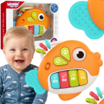 WOOPIE BABY Interaktiivne klaver-kala muusikaliste helidega 18k+