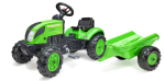 FALK pedaalidega traktor haagisega