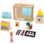 TOOKY TOY M&auml;nguasjakast XXL Montessori hariv 6in1 sensoorsete m&auml;nguasjade kast.