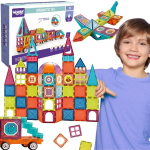 WOOPIE magnetiliste 3D klotside komplekt, 71 tk.