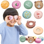 VIGA PolarB Puidust k&uuml;psised, kondiitrisett, macarons