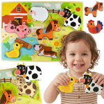 TOOKY TOY Puidust Montessori pusle