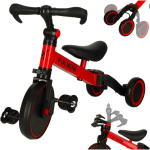 Trike Fix Mini maastikutrike 3in1 punase v&auml;rvusega pedaalidega