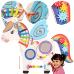 VIGA Puidust manipuleerimis-sensorlaud - &Uuml;kssarvik (FSC Montessori sertifikaadiga)