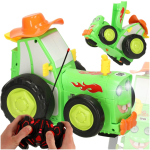 Traktor RC traktor h&uuml;ppab tantsumuusika roheline