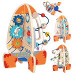 Tooky Toy suur puidust hariv multifunktsionaalne rakett