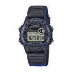 CASIO SPORT ILLUMINATOR V&Auml;IKESELE RANNELE 36,6 mm korpus, biop&otilde;hisest vaigust rihm - SININE W-220HF-2AVEF