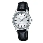 CASIO COLLECTION K&Auml;ELLA KUVATAV AEG NAISTELE, NAHK - VALGE LTP-V005L-7AUDF