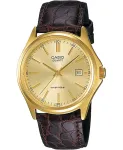 CASIO COLLECTION DATE LEATHER - GOLD MTP-1183Q-9ADF