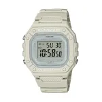 CASIO TIMELESS COLLECTION SPORT ILLUMINATOR WR 50M, ALARM, CHRONOGRAPH - VALGE - COLORED SERIE W-218HC-8AVDF