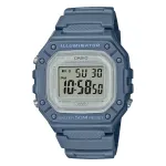 CASIO TIMELESS COLLECTION SPORT ILLUMINATOR WR 50M, ALARM, KRONOGRAAF - AVIO - COLORED SERIE W-218HC-2AVDF