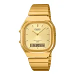 CASIO VINTAGE EDGY &Uuml;MARNURKNE KANDILINE - KULDNE AQ-240EG-9AEF