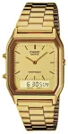 CASIO VINTAGE EDGY COLLECTION P&Auml;IKESEKIIR-SIHVERPLAAT - KULDNE AQ-230GA-9DMQYES