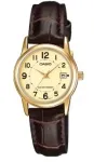 CASIO COLLECTION LADY DATE NAHKRIHMAGA - KULDNE LTP-V002GL-9BUDF