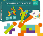 Puidust klotside Tangram