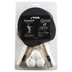 STIGA SWAY Lauatennise komplekt (2 reketid + 3 pallid)