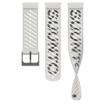 SUUNTO 22 ATH5 SILICONE STRAP PEARL WHITE S+M Spordikella rihm