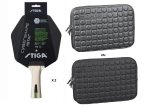 STIGA Cybershape ITTF 1* Lauatennise reket (2 tk.) + TIBHAR LOGIC Lauatennise reketite kott