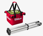 WILSON TENNIS TEACHING CART 150 Kaasaskantav tennise pallide hoiukorv