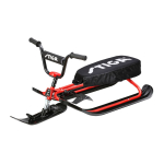 Stiga Snowracer SX PRO RED Juhtitav kelk polsterdatud istmekattega