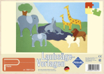 &Uuml;lesannete tahvel figuursaele ZOO - komplekt