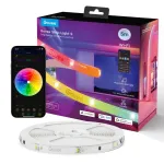 Nutikas LED ribavalgusti Govee Strip Light S 5 m &mdash; Wi‑Fi/Bluetooth, RGBIC, 5000 mm, valge