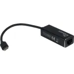 Inter-Tech Argus IT-811 - v&otilde;rguadapter - USB-C - Gigabit Ethernet - must (88885438)