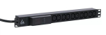 Lanview LVR261877 toitejaotuse seade (PDU) 10 AC-pistikupesa 1U must