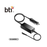 Auto laadija Origin BTI 100W Microsoft Surface Laptop, Surface Book, Surface Pro ja Surface Pro X jaoks, must