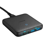 Anker 543 PowerPort Atom III laadija 65W &otilde;huke 4-pordine GaN 1 x USB-C 45W 1 x USB-C 20W 2 x USB-A