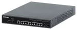 Intellinet 10-pordiline L2+ t&auml;ielikult hallatav PoE++ l&uuml;liti 8 Gigabit Ethernet pordi ja 2 SFP &uuml;hendusega