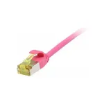 patch-kaabel RJ45, CAT6A 500Mhz, 1,0m, magenta, U/FTP, &otilde;hukeline Round d=3,8mm, TPE/LSZH(Superflex), AWG32, with Cat.7 Raw kaabel, Synergy 21 (S217383V3)
