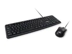 Equip 245201 klaviatuur Hiirega kontori USB QWERTY Hispaania Must