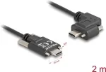 DeLOCK USB 2.0 kaabel USB USB-C isane - USB USB-C isane nurga all vasak/parem PD 3.0 60W 2m