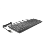 DeLOCK 12170 USB-klaviatuur XXL-t&auml;htedega ja taustvalgustusega, 1,5 m, must