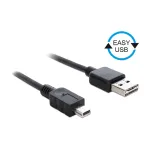 USB-kaabel DeLOCK 0,5m USB2.0-A USB2.0 Mini-B
