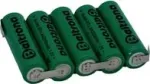 Beltrona RTU5AAZ akupakett 5x Mignon (AA) Z-jootetapp NiMH 6 V 2200 mAh (BELRTU5AAZ)