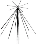 Antenna alan elektronik Midland Albrecht 6161 Sky Band SE 900 lairibaantenn